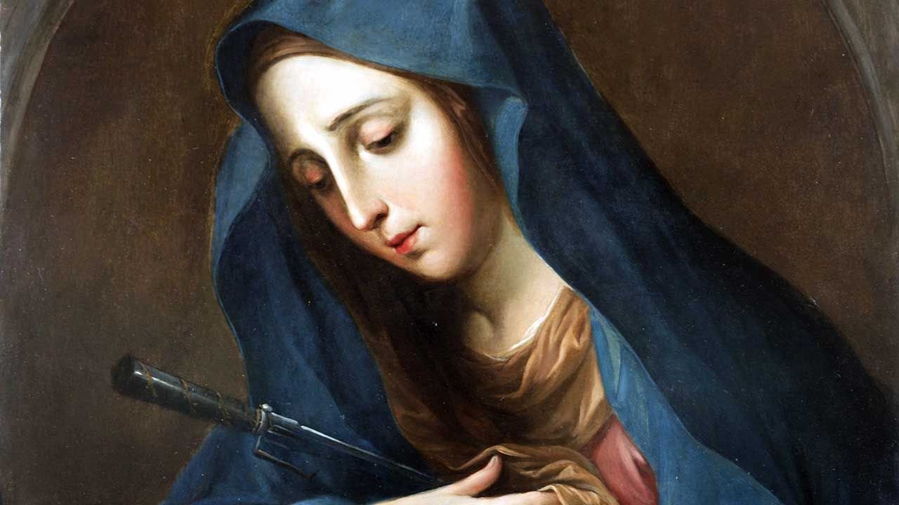 Maria é a mãe de todos os que estão na cruz
