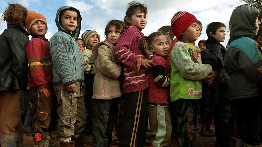 Crianças refugiadas Sírios